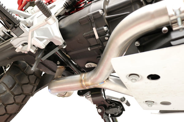 GPR Exhaust System Moto Guzzi V85 Tt 2019/20 e4 Decat pipe manifold Decatalizzatore