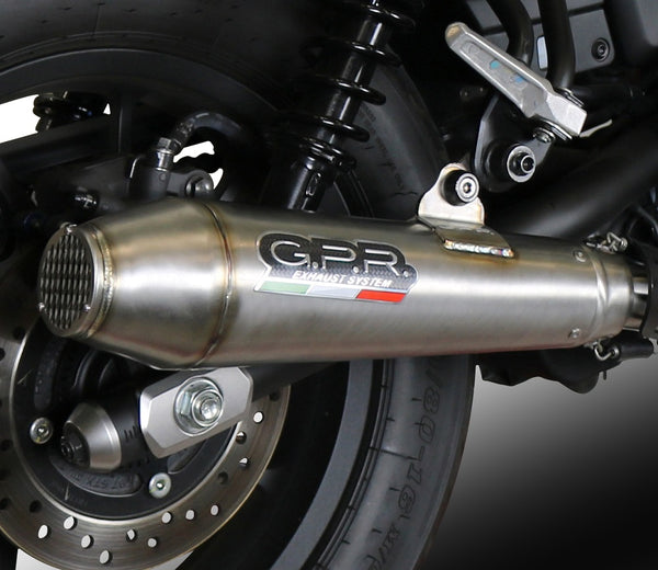 GPR Exhaust System Brixton CroSsfire 500 X 2020-2021 Homologated slip-on exhaust Ultracone