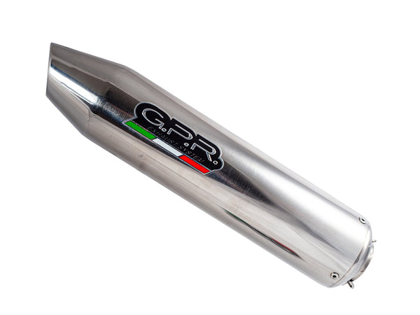 GPR Exhaust System Malaguti Spidermax 500 RS 2008/11 Homologated slip-on exhaust Vintalogy